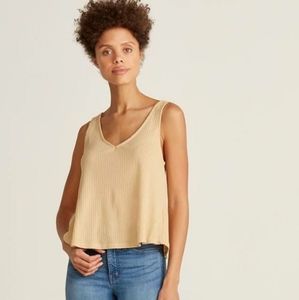 EUC- PST Project Social T tank top cream yellow